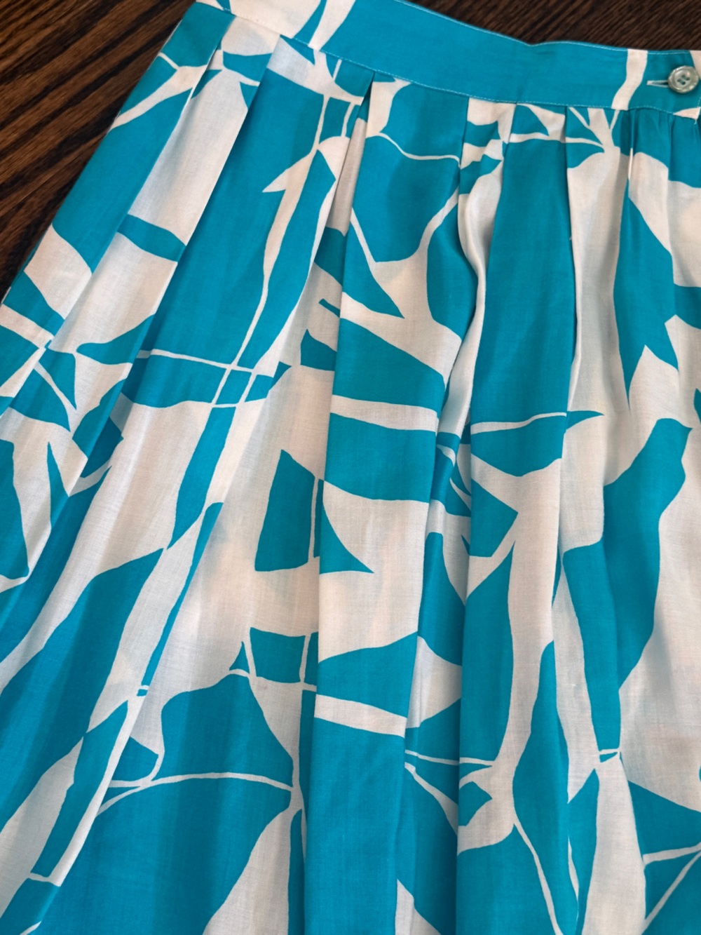 Vintage Retro bright summer boho midi skirt